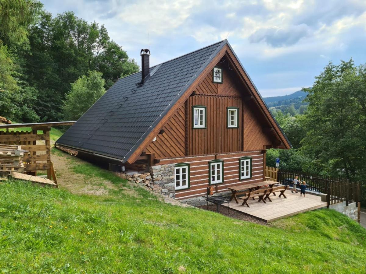 Chalupa Modrin Horni Marsov Exterior photo